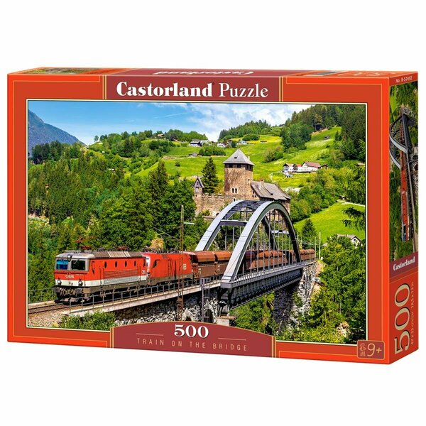 Castorland Train on the Bridge Jigsaw Puzzle - 500 Piece B-52462